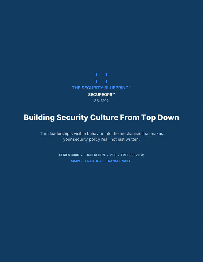 Building Security Culture preview PDF — cover page